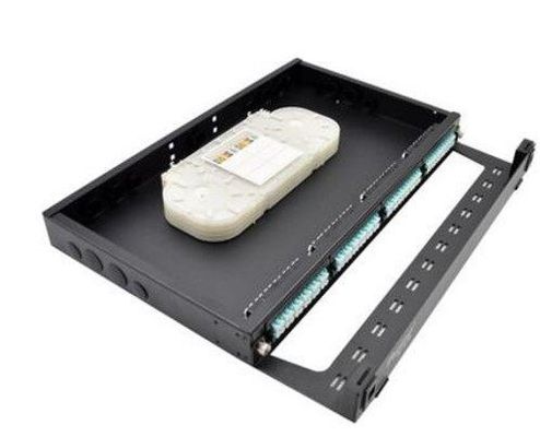 19 &quot;FTTH MPO MTP Patch Panel LC 1U Fiber Cassette Module Rack Mount