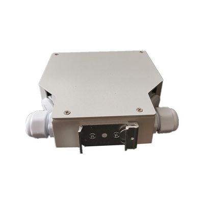 12 Core Cold Rolled Steel Fiber Optic Din Rail Terminal Box Dengan Adaptor Lc Duplex