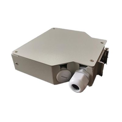12 Core Cold Rolled Steel Fiber Optic Din Rail Terminal Box Dengan Adaptor Lc Duplex