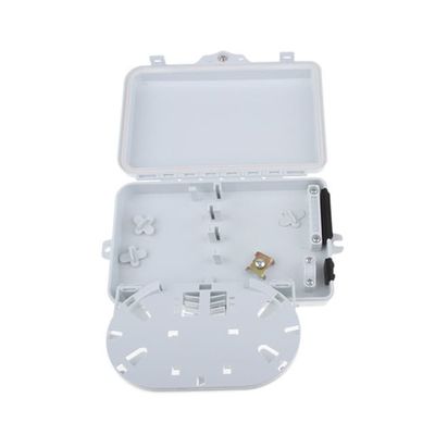 Kotak Terminal Serat Optik 6Port SC APC/UPC SM SX PC+ABS Light Grey Untuk Telekomunikasi