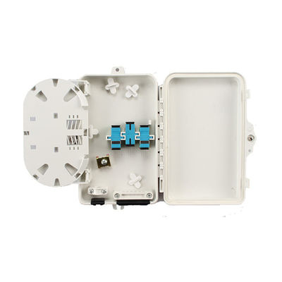 Kotak Terminal Serat Optik 6Port SC APC/UPC SM SX PC+ABS Light Grey Untuk Telekomunikasi