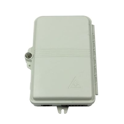 Kotak Terminal Serat Optik 6Port SC APC/UPC SM SX PC+ABS Light Grey Untuk Telekomunikasi