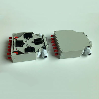 12 Port Din Rail Mounted Fiber Optic Din Rail Terminal Box Dengan Adaptor St