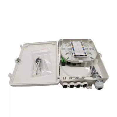 Kotak Terminal Serat Optik 8Port Tingkat Perlindungan IP-66 Pemasangan Tiang Dinding SM SC