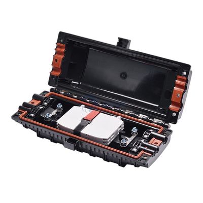 Waterproof Ip68 3 In 3 Out Horizontal Type Splice Closure 96 Cores Fiber Drop Closure