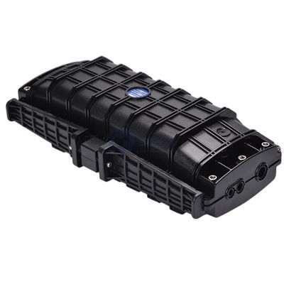 Waterproof Ip68 3 In 3 Out Horizontal Type Splice Closure 96 Cores Fiber Drop Closure