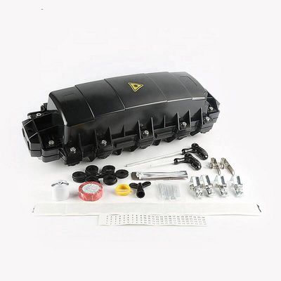 Bawah Tanah 288Cores Fiber Optic Closure 2in 2out Horizontal Aerial Joint Enclosure