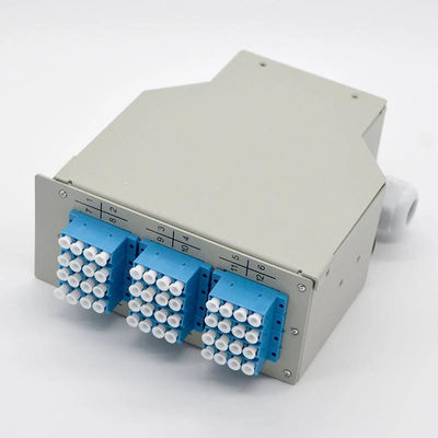 12 Port LC Quad Adapter 48Core Fiber Optic DIN Rail Terminal Box
