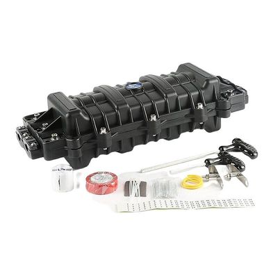 Inline Type 96Core Fiber Optical Splice Closure 4port Joint Enclosure 2in 2out