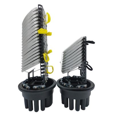 Outdoor Aerial 288 core Fiber Optic Joint Enclosure 6in 6out Dome Splice Closure