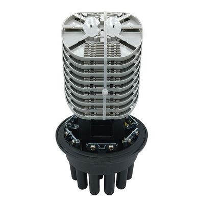 Outdoor Aerial 288 core Fiber Optic Joint Enclosure 6in 6out Dome Splice Closure