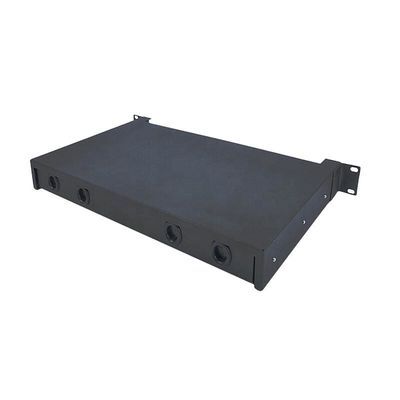 Panel Patch Serat Optik 1U 12 Port LC Duplex Kotak Terminal Serat Optik