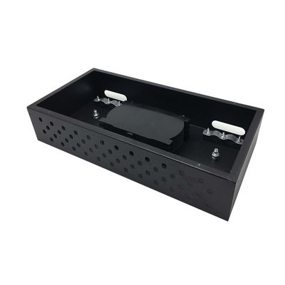 Cold Roll Steel Rack Fiber Optic Patch Panel 0.8mm Tebal 2U Adaptor FC