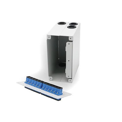 Fiber Optic Splicing Metal Box Din-Rail Dan Wall Mounting Enabled 12 Sc Upc Adapter