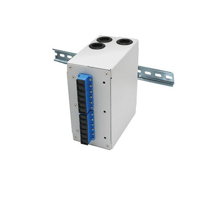 Fiber Optic Splicing Metal Box Din-Rail Dan Wall Mounting Enabled 12 Sc Upc Adapter