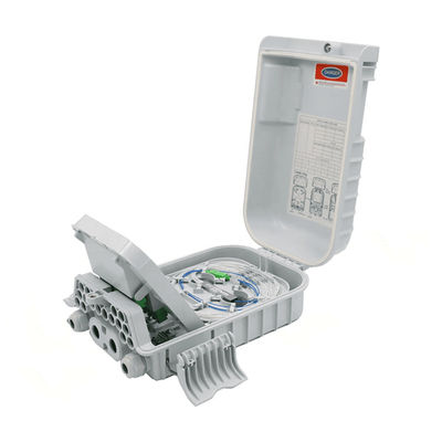 FTTx 1x8 PLC Distribusi Kotak Pemisah Serat Optik IP68 16Cores
