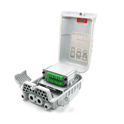 FTTx 1x8 PLC Distribusi Kotak Pemisah Serat Optik IP68 16Cores