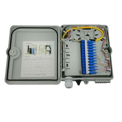 12/24 Port Indoor / Outdoor Kotak Pemutusan Serat FTTH FTTX FTTB