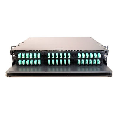 LGX 2U Rack Mount Fiber Enclosure 6 Panel Adaptor LC UPC Duplex 6 Slot 72F