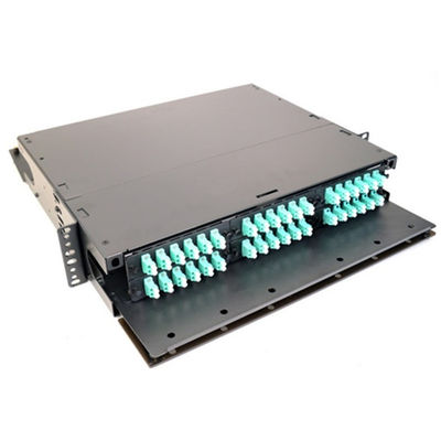 LGX 2U Rack Mount Fiber Enclosure 6 Panel Adaptor LC UPC Duplex 6 Slot 72F