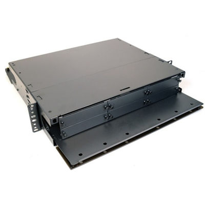 LGX 2U Rack Mount Fiber Enclosure 6 Panel Adaptor LC UPC Duplex 6 Slot 72F