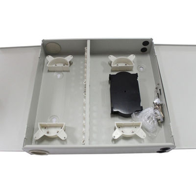 Panel Patch Serat Optik Pemasangan Dinding FTTH 48core FC / LC / SC / ST