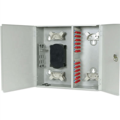 Panel Patch Serat Optik Pemasangan Dinding FTTH 48core FC / LC / SC / ST