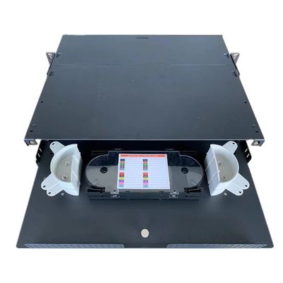 2U MPO MTP Patch Panel APC SC Duplex Fiber Enclosure Rack Mount