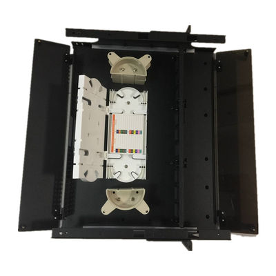3RU MPO MTP Patch Panel 108F Fiber Patch Panel SC APC Memegang 9 Adaptor LGX