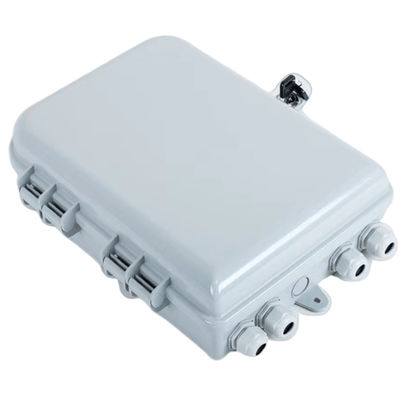 Pemisah Serat Optik Tahan Air 1x16 Plug IP66 ABS PLC Splitter