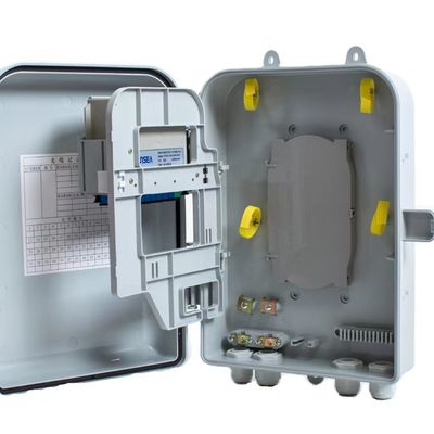 Pemisah Serat Optik Tahan Air 1x16 Plug IP66 ABS PLC Splitter