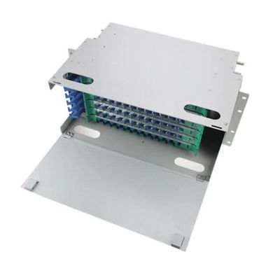 FTTH CATV ODF Patch Panel 19 Inch FC 19 Inch Bingkai Distribusi Optik FC
