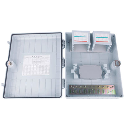 LGX PLC Pemisah Serat Optik APC / UPC 1x64 PLC Pemisah Abu-abu Muda