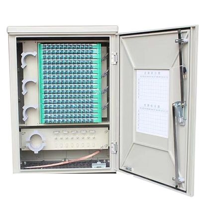 144 Inti Kabinet Distribusi Serat Optik Luar Bahan SMC Tahan Air FTTH