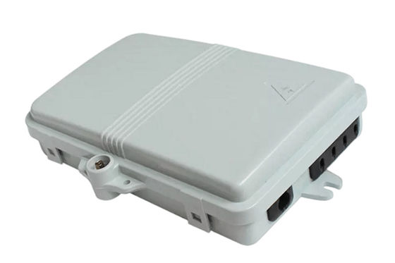 Kotak Terminal Serat Optik 4Port SC Simplex SM Kabel Putih Tahan Air IP-66