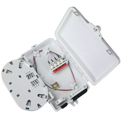 Kotak Terminal Serat Optik 4Port SC Simplex SM Kabel Putih Tahan Air IP-66
