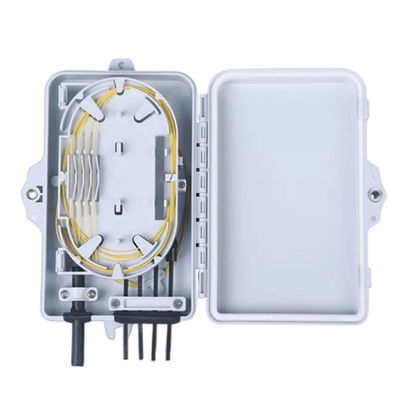 Kotak Terminal Serat Optik 4Port SC Simplex SM Kabel Putih Tahan Air IP-66