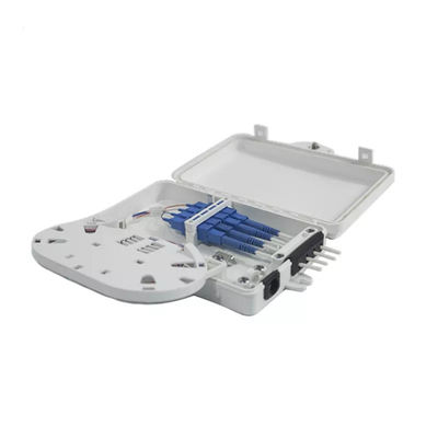Kotak Terminal Serat Optik 4Port SC Simplex SM Kabel Putih Tahan Air IP-66