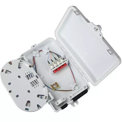 Kotak Terminal Serat Optik 4Port SC Simplex SM Kabel Putih Tahan Air IP-66