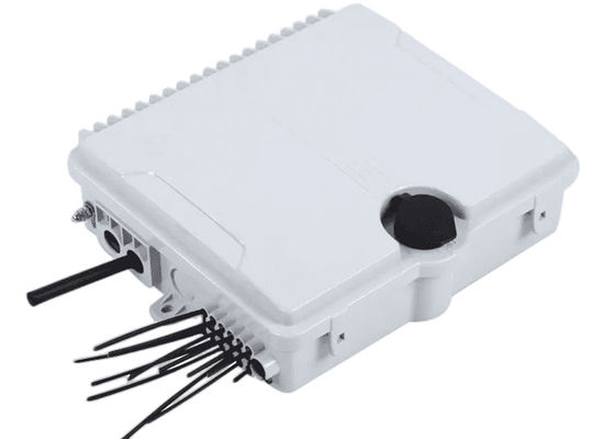 Kotak Terminal Serat Optik 12Port SC / LC / ST / FC IP-66 UPC / APC Abu-abu Muda FTTH