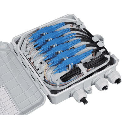 Kotak Terminal Serat Optik 12Cores Indoor/Outdoor SC/LC/ST/FC Light Grey