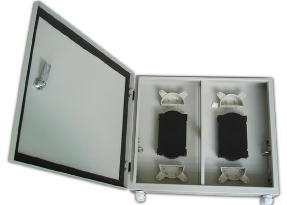48Fo Outdoor Wall Mount Fiber Enclosure LC ODF Bingkai Distribusi Optik