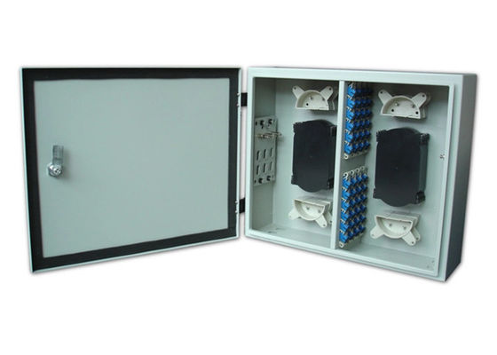 48Fo Outdoor Wall Mount Fiber Enclosure LC ODF Bingkai Distribusi Optik