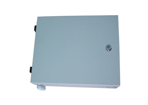 48F Wall Mount Fiber Enclosure IP65 ODF Kotak Distribusi Optik Luar Ruangan 48 Port
