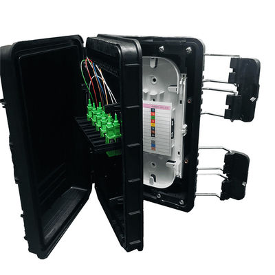 8Core 16Core Kotak Terminal Serat Optik FC / LC Kotak Pemisah PLC IP65