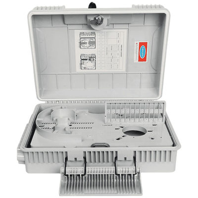 Kotak Pemisah Serat Optik FTTB OM1 LGX PLC 1x16 Pemisah 24Core