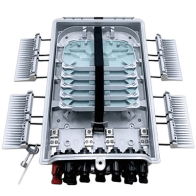 Kotak Terminal Serat Optik 120F Diperkuat Adaptor 1x8 Pemisah Optik IP65