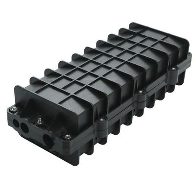 3in 3out Fiber Optic Splice Closure Inline Joint Enclosure Box 96 Core