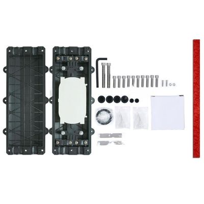 3in 3out Fiber Optic Splice Closure Inline Joint Enclosure Box 96 Core
