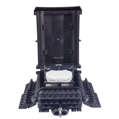 FTTB 24 Port Fiber Termination Box Wall Mount Black IP68 OM1 96Core